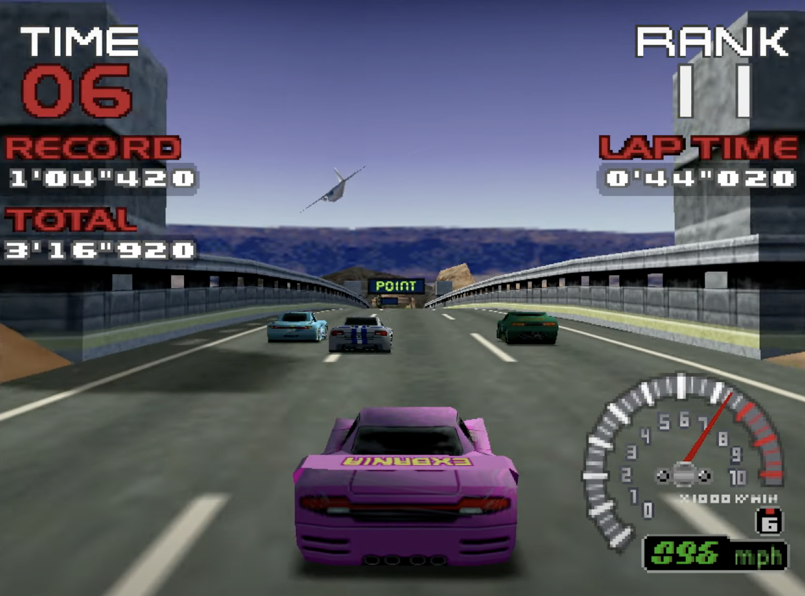 Ridge Racer 64 gameplay